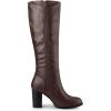 imageAllegra K Womens Round Toe Block Heeled Knee High BootsCoffee