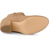 imageAllegra K Womens Round Toe Chunky Heel Ankle BootsCamel