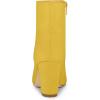 imageAllegra K Womens Round Toe Chunky Heel Ankle BootsYellow