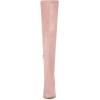 imageAllegra K Womens Round Toe Chunky Heel Over the Knee High BootsDust Pink