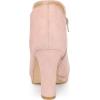 imageAllegra K Womens Round Toe Chunky Heeled Ankle Heel BootsPink
