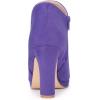 imageAllegra K Womens Round Toe Chunky Heeled Ankle Heel BootsPurple