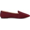 imageAllegra K Womens Round Toe Slip on Ballet Flats ShoesBurgundy