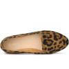 imageAllegra K Womens Round Toe Slip on Ballet Flats ShoesLeopard