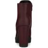 imageAllegra K Womens Round Toe Zipper Block Heel Platform Ankle BootsBurgundy