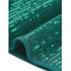 imageAllegra K Womens Sequin Glitter Tops Cowl Neck Long Sleeve Sparkle Clubwear BlousesDark Green