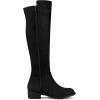 imageAllegra K Womens Side Zipper Chunky Heels Knee High BootsBlack