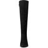 imageAllegra K Womens Side Zipper Chunky Heels Knee High BootsBlack