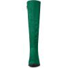 imageAllegra K Womens Side Zipper Chunky Heels Knee High BootsGreen