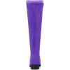 imageAllegra K Womens Side Zipper Chunky Heels Knee High BootsPurple
