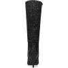 imageAllegra K Womens Sparkle Glitter Pointy Toe Stiletto Heel Knee High BootsBlack