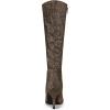 imageAllegra K Womens Sparkle Glitter Pointy Toe Stiletto Heel Knee High BootsDark Brown