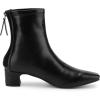 imageAllegra K Womens Square Toe Block Heels Ankle BootsBlack