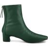 imageAllegra K Womens Square Toe Block Heels Ankle BootsDark Green