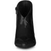 imageAllegra K Womens V Shape Pointed Toe Stiletto Heel Ankle BootsBlack