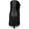 imageAllegra K Womens V Shape Pointed Toe Stiletto Heel Ankle BootsBlack