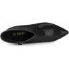 imageAllegra K Womens V Shape Pointed Toe Stiletto Heel Ankle BootsBlack