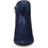 imageAllegra K Womens V Shape Pointed Toe Stiletto Heel Ankle BootsDark Blue
