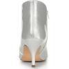 imageAllegra K Womens V Shape Pointed Toe Stiletto Heel Ankle BootsSilver
