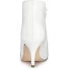 imageAllegra K Womens V Shape Pointed Toe Stiletto Heel Ankle BootsWhite