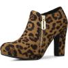 imageAllegra K Womens Platform Round Toe Chunky Heelss Ankle BootiesLeopard
