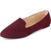 imageAllegra K Womens Round Toe Slip on Ballet Flats ShoesBurgundy