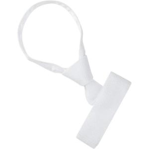 imageAllegra K Mens SelfTied Solid Color Skinny Flat Tips Designed Knit TiesWhite