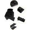 imageAllegra K Ladies Faux Leather Self Tie Bowknot Wide Waist Band Sash Obi Belt for DressesBlack