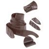 imageAllegra K Ladies Faux Leather Self Tie Bowknot Wide Waist Band Sash Obi Belt for DressesCoffee
