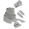 imageAllegra K Ladies Faux Leather Self Tie Bowknot Wide Waist Band Sash Obi Belt for DressesGray