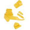 imageAllegra K Ladies Faux Leather Self Tie Bowknot Wide Waist Band Sash Obi Belt for DressesYellow