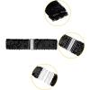 imageAllegra K Ladies Stretchy Wide Waist Belts Interlock Buckles Shinny Sequins Decor Belts for DressesBlack