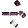 imageAllegra K Ladies Stretchy Wide Waist Belts Interlock Buckles Shinny Sequins Decor Belts for DressesDark Purple