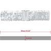 imageAllegra K Ladies Stretchy Wide Waist Belts Interlock Buckles Shinny Sequins Decor Belts for DressesSilver