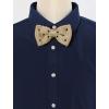 imageAllegra K Mens Knitted Pretied Polka Dots Bow Ties Adjustable Strap BowtiesKhaki