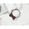 imageAllegra K Mens Knitted Pretied Polka Dots Bow Ties Adjustable Strap BowtiesWine Red