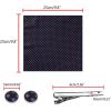 imageAllegra K Mens Polka Dots Selftied Tie Handkerchief Clip Cufflinks Wedding Business Necktie SetsBlack Purple
