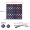 imageAllegra K Mens Polka Dots Selftied Tie Handkerchief Clip Cufflinks Wedding Business Necktie SetsDark Blue Fuchsia