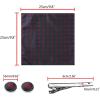 imageAllegra K Mens Polka Dots Selftied Tie Handkerchief Clip Cufflinks Wedding Business Necktie SetsDark Blue Red