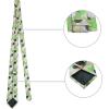 imageAllegra K Mens Polka Dots Selftied Tie Handkerchief Clip Cufflinks Wedding Business Necktie SetsGreen