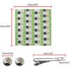 imageAllegra K Mens Polka Dots Selftied Tie Handkerchief Clip Cufflinks Wedding Business Necktie SetsGreen