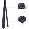 imageAllegra K Mens Polka Dots Selftied Tie Handkerchief Clip Cufflinks Wedding Business Necktie SetsNavy Blue White