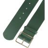 imageAllegra K PU Leather Belts for Women Metal Pin Buckle 2 Inches Wide Belt for Dress PantsGreen