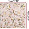 imageAllegra K Women Chiffon Scarves  276quot X276quot  Floral Print Square Kerchief Neck Scarf NeckerchiefDusty Pink1