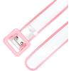 imageAllegra K Womens Clear Waist Belts Plus Size Skinny Belt Waistband for Jeans Dresses CoatsPink