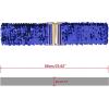 imageAllegra K Womens Elastic Waist Belt Sequins Decor Metal Interlock Buckles Belts for DressesRoyal Blue