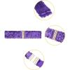 imageAllegra K Womens Elastic Waist Belts Interlock Buckles Sequins Decor Stretchy Wide Belts 2PCSLight Purple