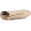 imageAllegra K Womens Front Zipper Chunky High Heel Ankle BootsBeige