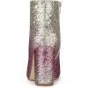 imageAllegra K Womens Glitter Pointed Toe Chunky Heel Ankle BootsBeige Pink