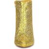 imageAllegra K Womens Glitter Pointed Toe Chunky Heel Ankle BootsYellow Gold